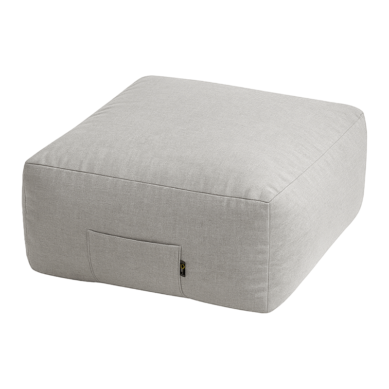 เบาะนั่งทรงสี่เหลี่ยม RENITA HOME รุ่นTOFU POUF สีเทา